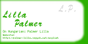 lilla palmer business card